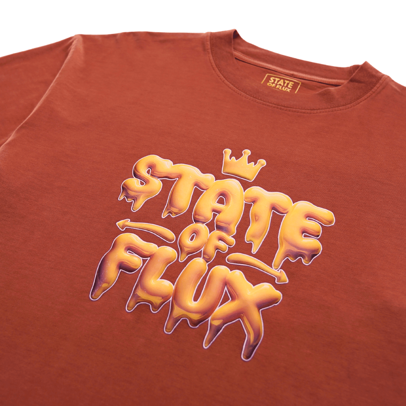 SOF Crown Logo Tee in rust