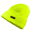 SOF Insulated Beanie in neon yellow - State Of Flux - State Of Flux
