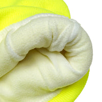SOF Insulated Beanie in neon yellow - State Of Flux - State Of Flux