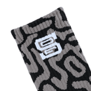 SOF Mindstate Crew Socks in grey and black - State Of Flux - State Of Flux
