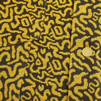 SOF Mindstate Short - sleeve Trucker Jacket in mustard and black - State Of Flux - State Of Flux