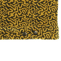 SOF Mindstate Short - sleeve Trucker Jacket in mustard and black - State Of Flux - State Of Flux
