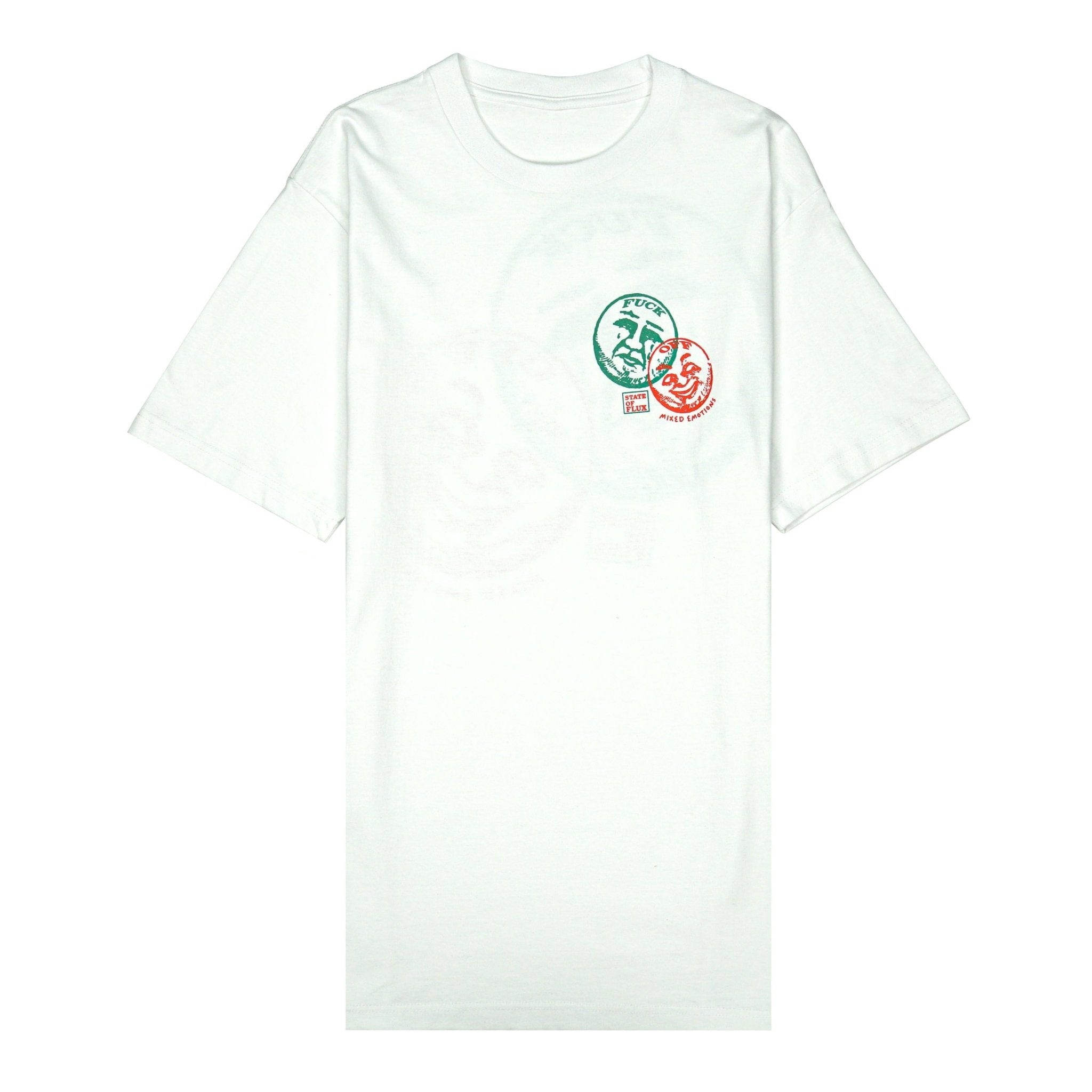 SOF Mixed Emotions Tee in white - State Of Flux - State Of Flux