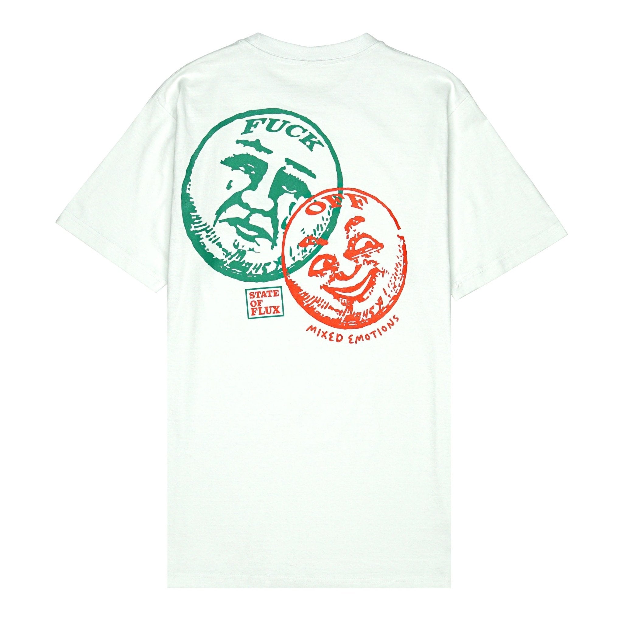 SOF Mixed Emotions Tee in white - State Of Flux - State Of Flux