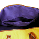 SOF Mojo Weekender Bag 3.0 in mustard and brown - State Of Flux - State Of Flux
