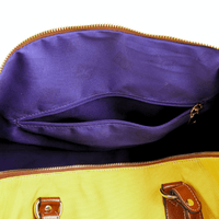 SOF Mojo Weekender Bag 3.0 in mustard and brown - State Of Flux - State Of Flux