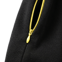 SOF Never Fold Corduroy Football Jersey in black and foundry red - State Of Flux - State Of Flux