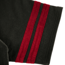 SOF Never Fold Corduroy Football Jersey in black and foundry red - State Of Flux - State Of Flux