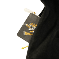 SOF Never Fold Corduroy Football Jersey in black and foundry red - State Of Flux - State Of Flux