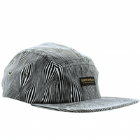 SOF Optical Illusion 5 - Panel Hat in black and white - State Of Flux - State Of Flux
