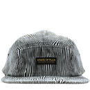 SOF Optical Illusion 5 - Panel Hat in black and white - State Of Flux - State Of Flux