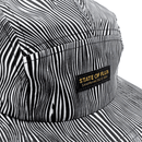 SOF Optical Illusion 5 - Panel Hat in black and white - State Of Flux - State Of Flux