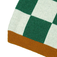SOF Premium Checkerboard Knit Tee in green and white - State Of Flux - State Of Flux