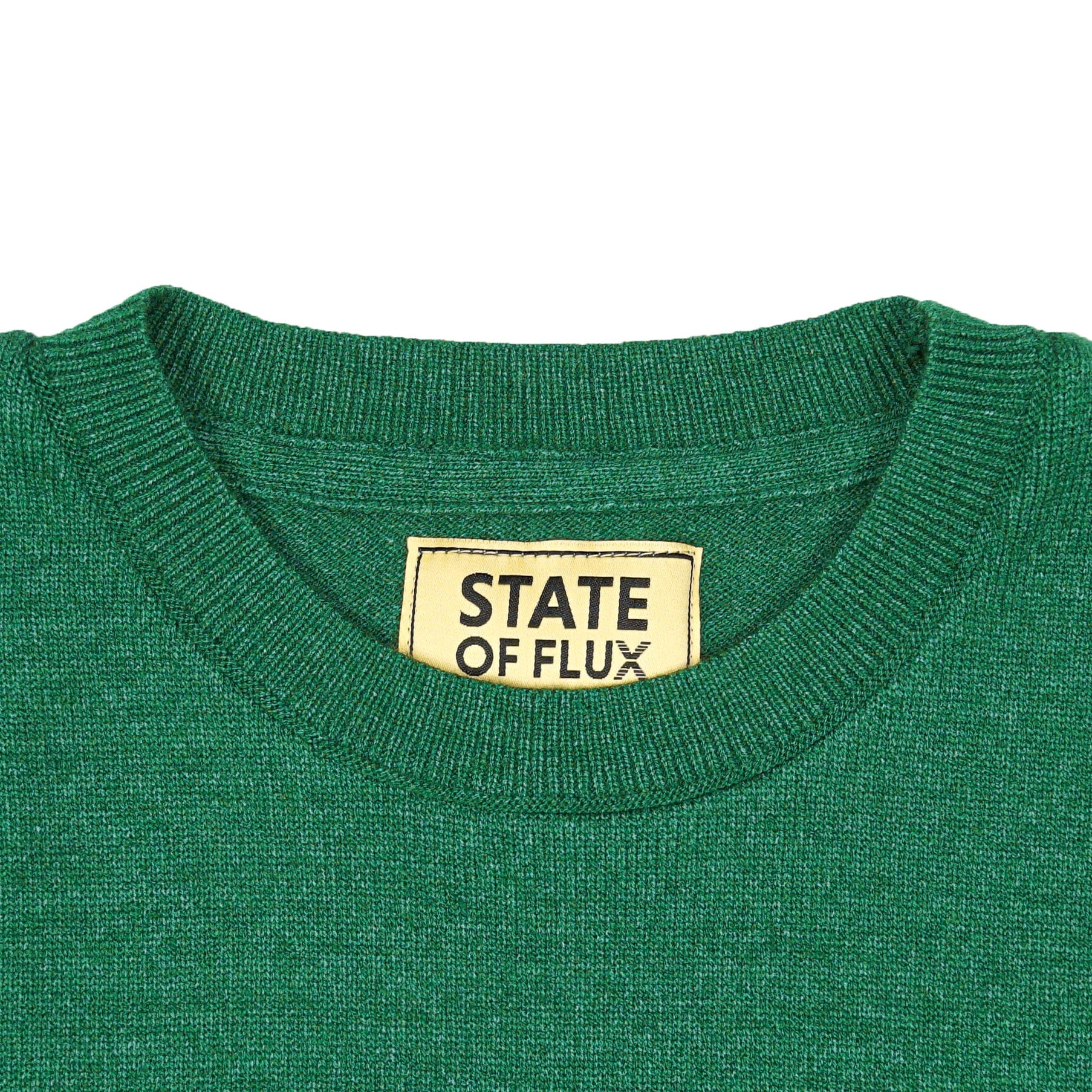 SOF Premium Logo Knit Jersey in green - State Of Flux - State Of Flux