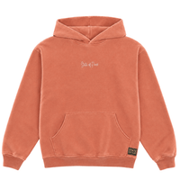 SOF Script Hoodie in tangerine orange - State Of Flux - State Of Flux