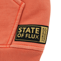 SOF Script Hoodie in tangerine orange - State Of Flux - State Of Flux