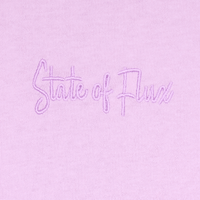 SOF Script Tee in pale purple - State Of Flux - State Of Flux