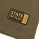 SOF Script Tee in walnut - State Of Flux - State Of Flux