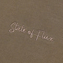 SOF Script Tee in walnut - State Of Flux - State Of Flux
