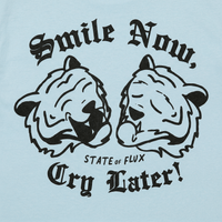 SOF Theatrics Tee in light blue - State Of Flux - State Of Flux