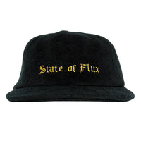 SOF Unstructured Snapback Hat in black - State Of Flux - State Of Flux