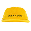 SOF Unstructured Snapback Hat in mustard - State Of Flux - State Of Flux