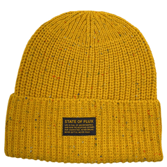 Speckled Mantra Beanie in mustard