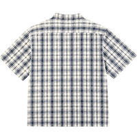 Springdale Short-sleeve Button-up Shirt in egret and blue - Dickies - State Of Flux