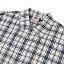 Springdale Short-sleeve Button-up Shirt in egret and blue - Dickies - State Of Flux