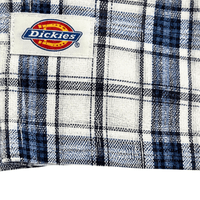 Springdale Short-sleeve Button-up Shirt in egret and blue - Dickies - State Of Flux