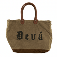 SS25 Tote Bag in beige and brown - Devá States - State Of Flux