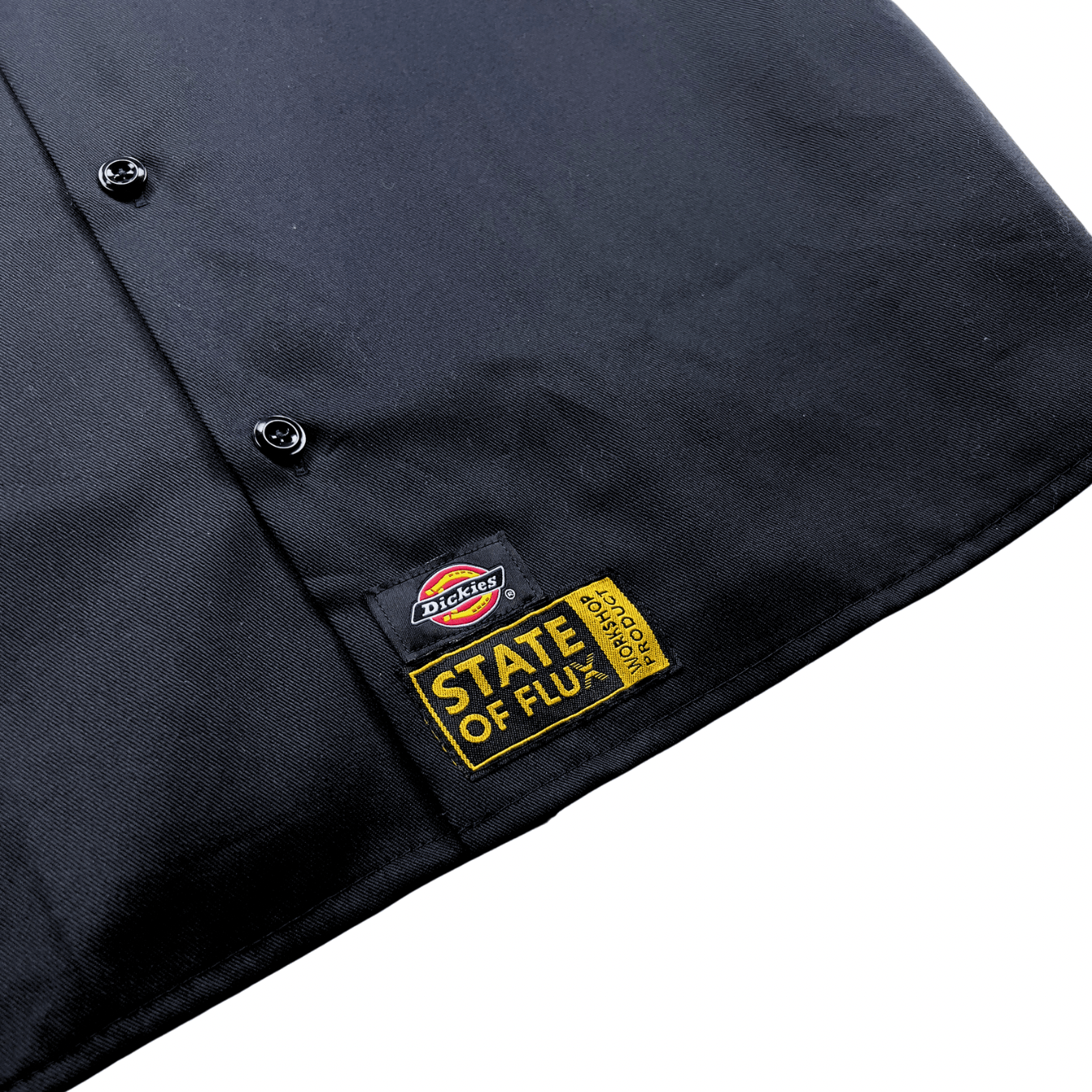State Of Flux Workshop Dickies Shirt in black - State Of Flux - State Of Flux