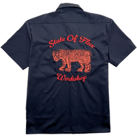 State Of Flux Workshop Dickies Shirt in black - State Of Flux - State Of Flux