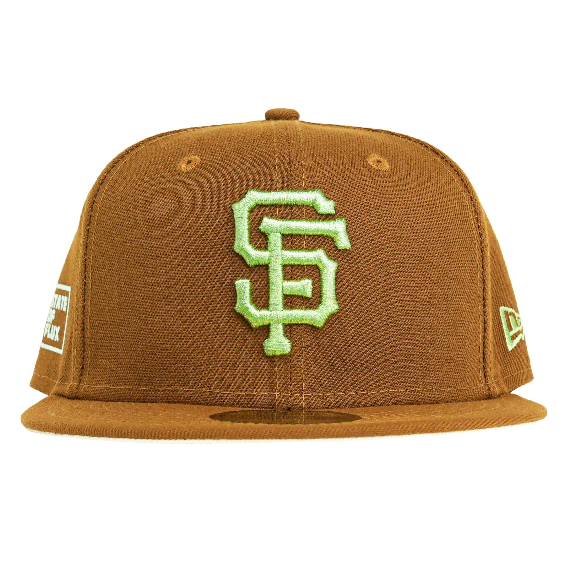State Of Flux X New Era San Francisco Giants 59Fifty Fitted Hat in toasted peanut and green oak - State Of Flux - State Of Flux
