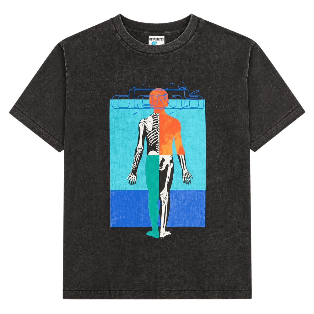 Stigma Tee in washed black