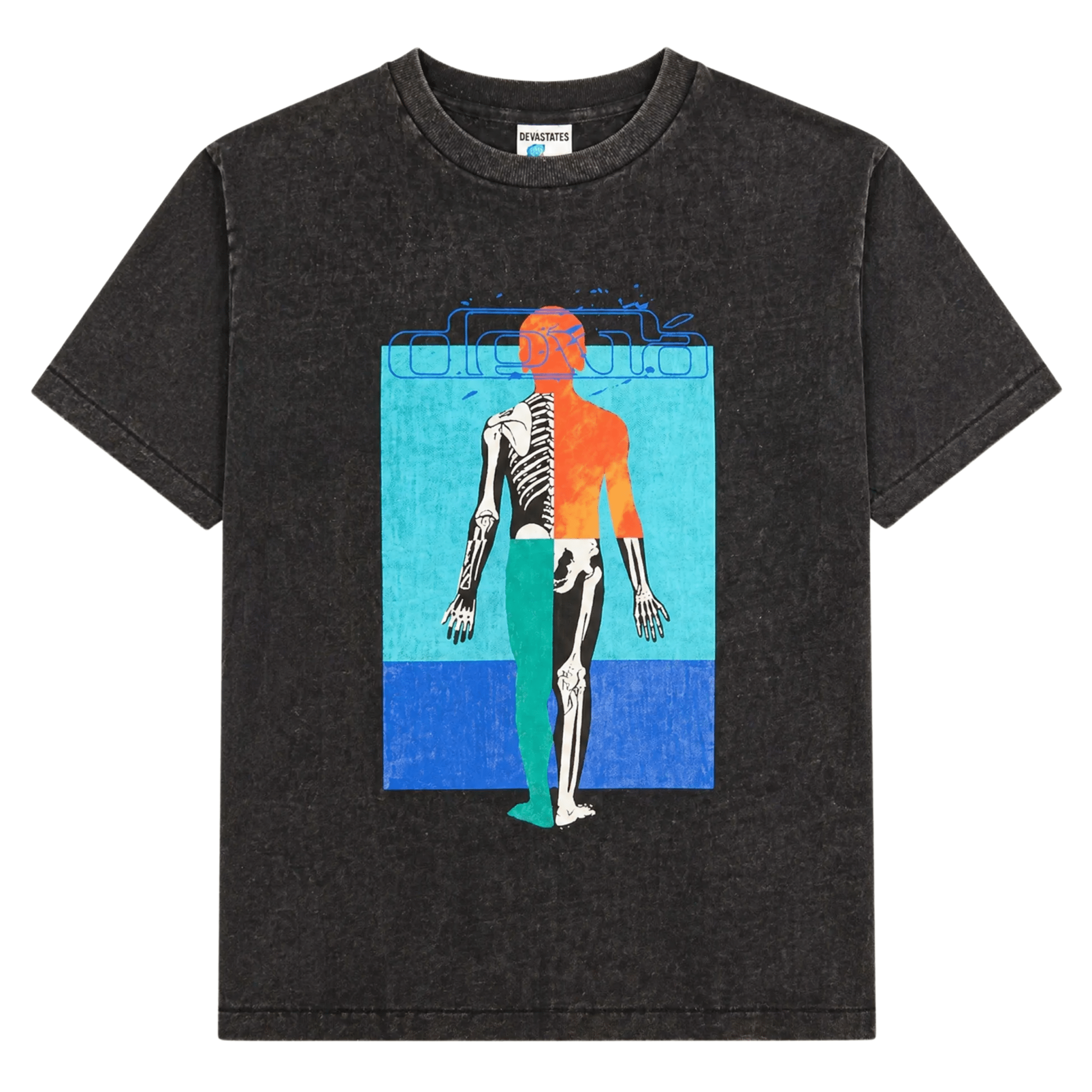 Stigma Tee in washed black