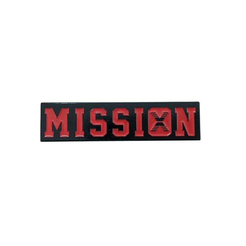 Still On A Mission Pin in red and black