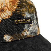 Stop Cattin’ Strapback Hat in tan and black - State Of Flux - State Of Flux