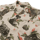Swanski Button - up in tan - The Quiet Life - State Of Flux