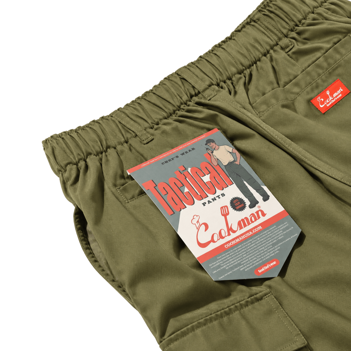 Tactical Cargo Pants in olive - Cookman - State Of Flux
