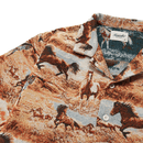 Tapestry Shirt in stallion - Kuwalla Tee - State Of Flux