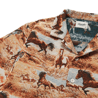 Tapestry Shirt in stallion - Kuwalla Tee - State Of Flux