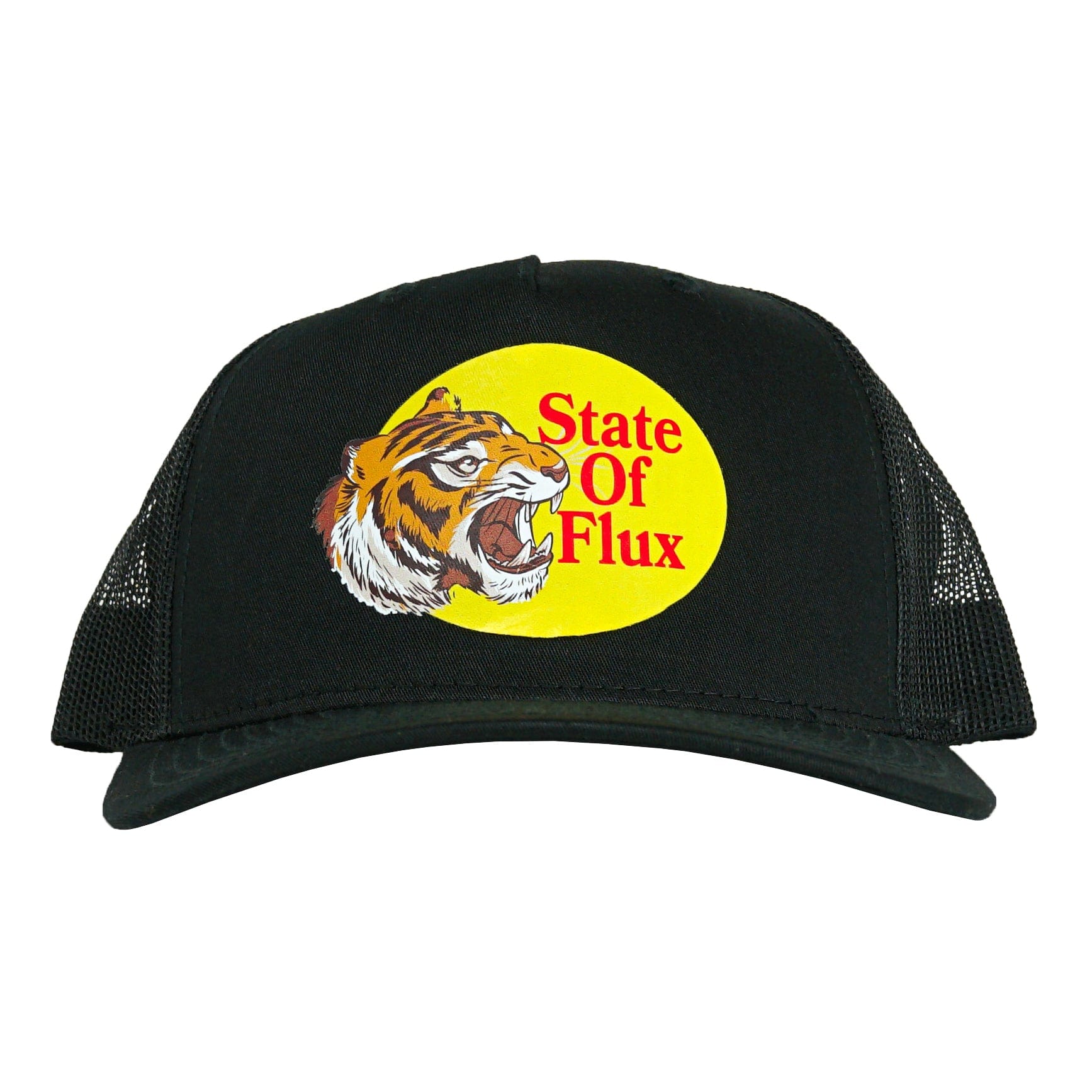 Tiger Pro Trucker Hat in black - State Of Flux - State Of Flux