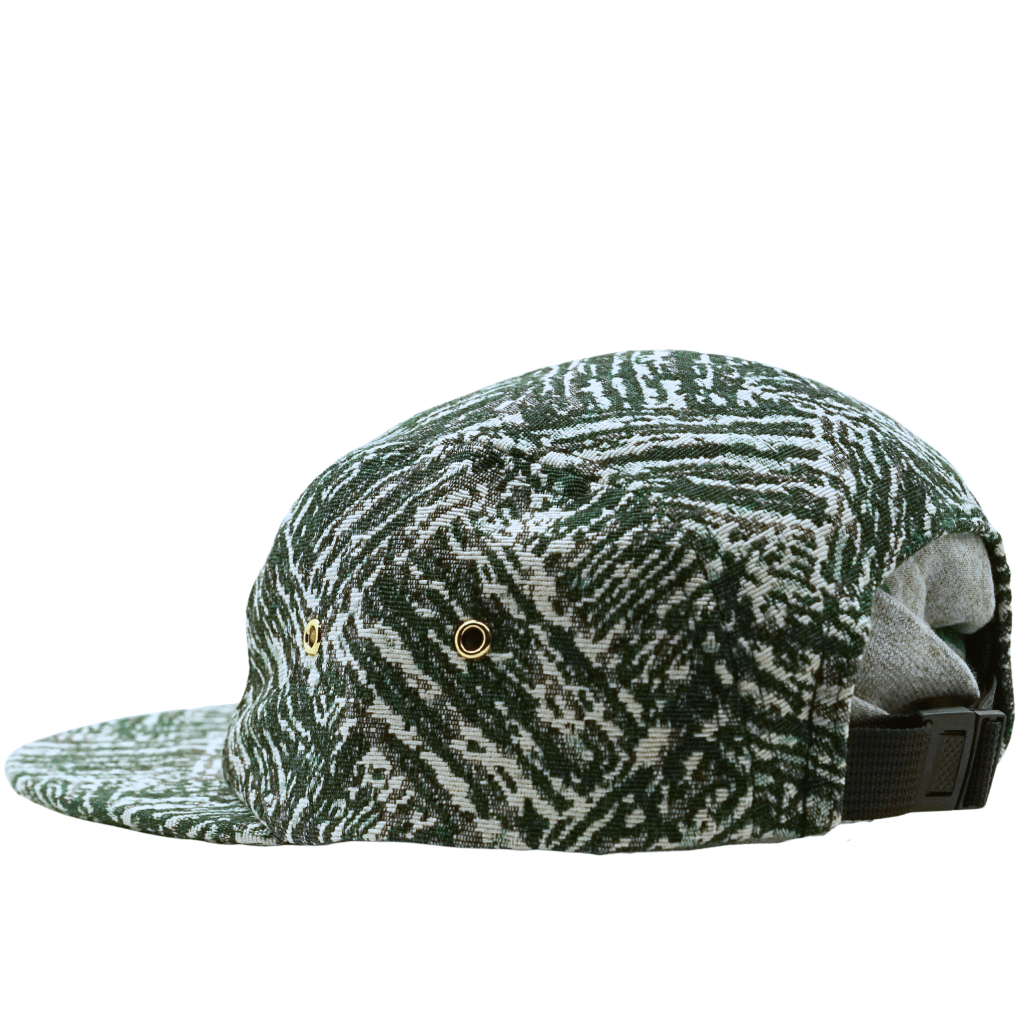 Timberline 5 - Panel Hat in forest green and white - State Of Flux - State Of Flux