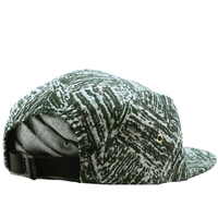 Timberline 5 - Panel Hat in forest green and white - State Of Flux - State Of Flux