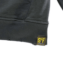 Today Is The Day Hoodie in distressed faded black and lilac - State Of Flux - State Of Flux