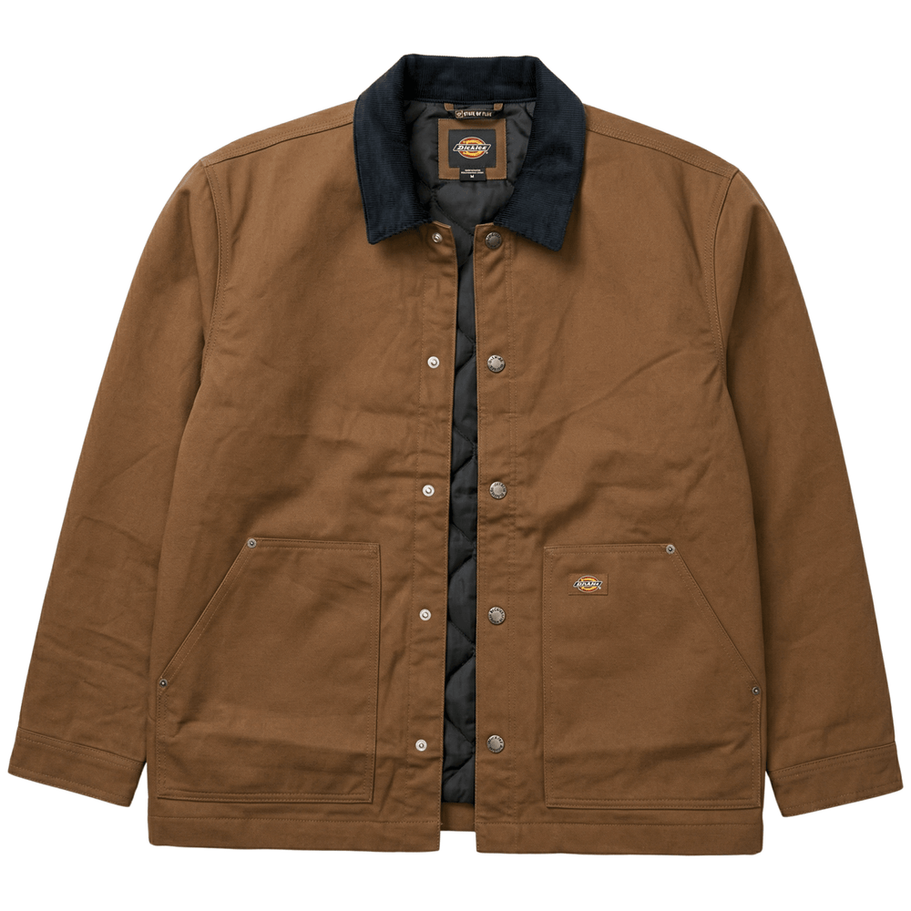 Union Barn Jacket in timber brown and black