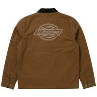 Union Barn Jacket in timber brown and black - Dickies - State Of Flux