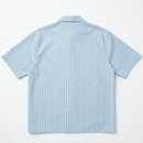 Venedocia Striped Short - sleeve Shirt in endless sky - Dickies - State Of Flux