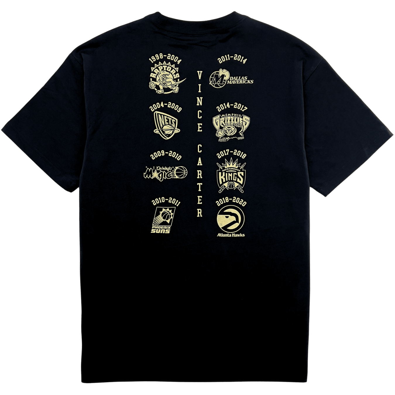 Vince Carter HOF Premium Tee in black - Mitchell & Ness - State Of Flux